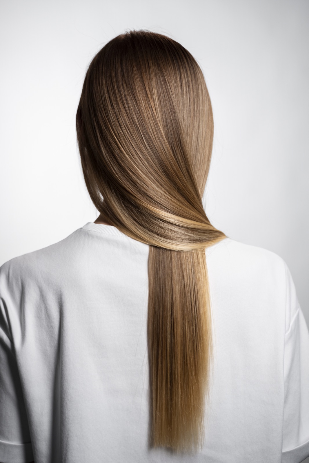 Despues del tratamiento cabello liso y brillante en Vitacura